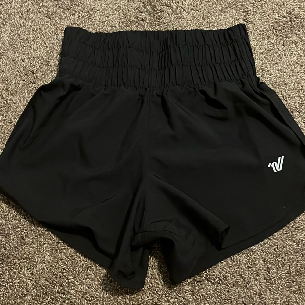 VARSITY HIGH WAISTED SHORTS